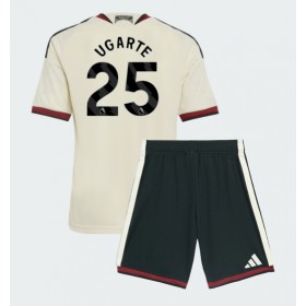 Manchester United Manuel Ugarte #25 Tredje skjorte til barn 2026-27 Kortermet (+ korte bukser)